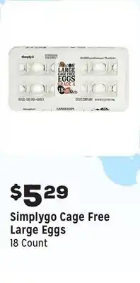 Grocery Outlet Cage Free Large Eggs offer