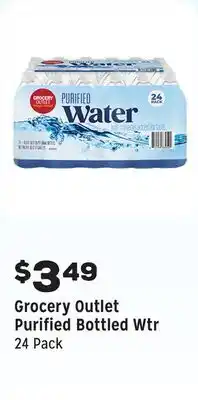 Grocery Outlet Purified Bottled Wtr offer