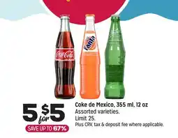 Grocery Outlet Coke de Mexico, 355 ml, 12 oz offer