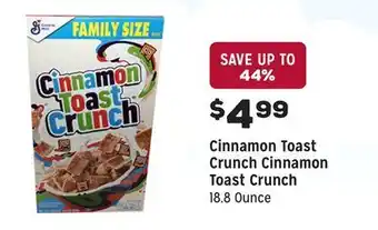 Grocery Outlet Cinnamon Toast Crunch offer