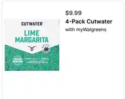 Walgreens 4-Pack Cutwater offer