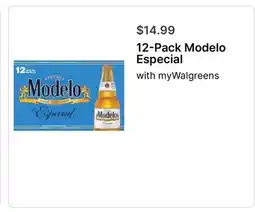 Walgreens 12-Pack Modelo Especial offer