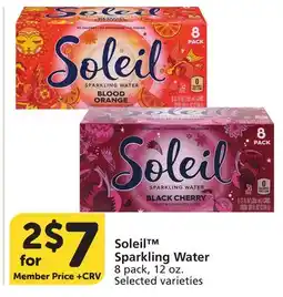 Vons Soleil Sparkling Water offer