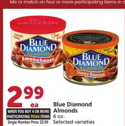 Vons Blue Diamond Almonds offer