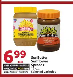 Vons SunButter Sunflower Spreads offer
