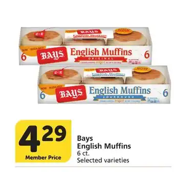 Vons Bays English Muffins offer