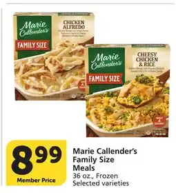 Vons Marie Callender's Family Size Meals offer