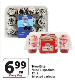 Vons Two-Bite Mini Cupcakes offer