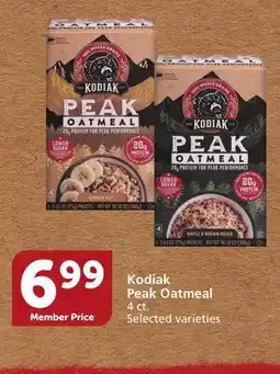 Vons Kodiak Peak Oatmeal offer