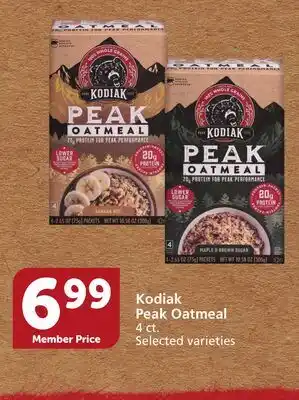 Vons Kodiak Peak Oatmeal offer
