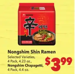 Vallarta Supermarkets Nongshim Shin Ramen offer