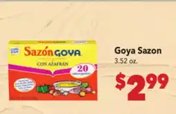 Vallarta Supermarkets Goya Sazon offer