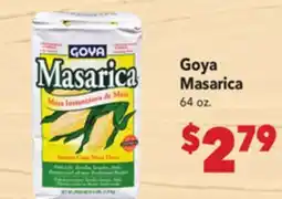 Vallarta Supermarkets Goya Masarica offer