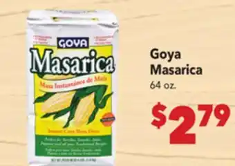 Vallarta Supermarkets Goya Masarica offer