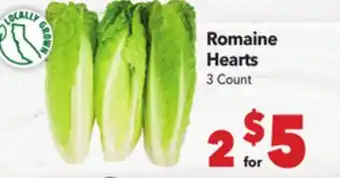 Vallarta Supermarkets Romaine Hearts offer