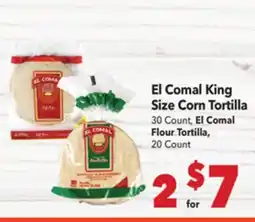 Vallarta Supermarkets El Comal King Size Corn Tortilla offer