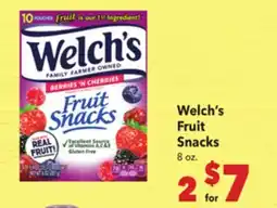 Vallarta Supermarkets Welch's Fruit Snacks offer