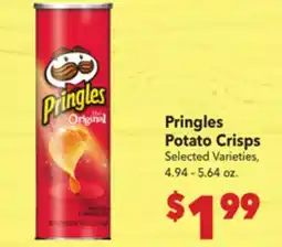 Vallarta Supermarkets Pringles Potato Crisps offer