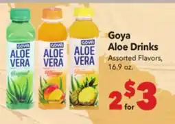 Vallarta Supermarkets Goya Aloe Drinks offer