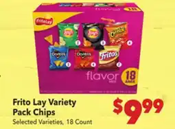Vallarta Supermarkets Frito Lay Variety Pack Chips offer