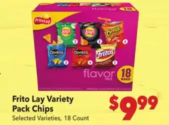 Vallarta Supermarkets Frito Lay Variety Pack Chips offer