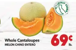 Vallarta Supermarkets Whole Cantaloupes / MELON CHINO ENTERO offer