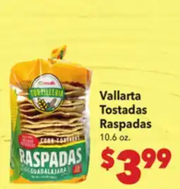 Vallarta Supermarkets Vallarta Tostadas Raspadas offer