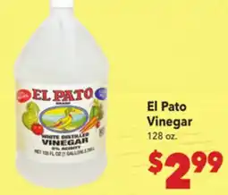 Vallarta Supermarkets El Pato Vinegar offer