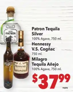 Vallarta Supermarkets Patron Tequila Silver offer