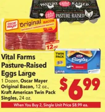 Vallarta Supermarkets Vital Farms Pasture-Raised Eggs offer