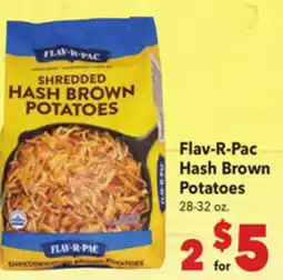 Vallarta Supermarkets Flav-R-Pac Hash Brown Potatoes offer
