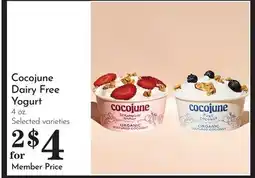 Pavilions Cocojune Dairy Free Yogurt offer