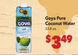 Vallarta Supermarkets Goya Pure Coconut Water offer