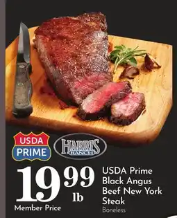 Pavilions USDA Prime Black Angus Beef New York Steak offer