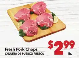 Vallarta Supermarkets Fresh Pork Chops / CHULETA DE PUERCO FRESCA offer