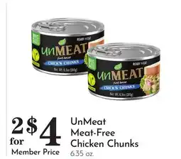Pavilions UnMeat Meat-Free Chicken Chunks offer