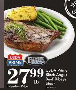 Pavilions USDA Prime Black Angus Beef Ribeye Steak offer