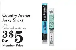 Pavilions Country Archer Jerky Sticks offer