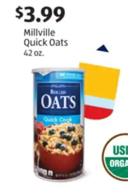 Aldi Millville Quick Oats offer