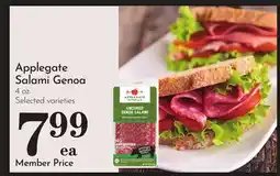 Pavilions Applegate Salami Genoa offer