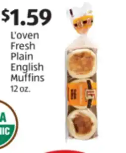 Aldi L'oven Fresh Plain English Muffins offer
