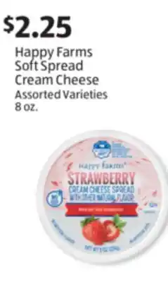 Aldi Happy Farms Soft Spread Cream Cheese offer