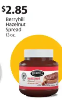 Aldi Berryhill Hazelnut Spread offer