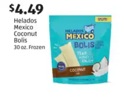 Aldi Helados Mexico Coconut Bolis offer