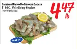 El Super Fresh 51-60Ct. White Shrimp Headless offer