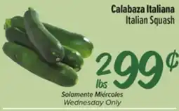 El Super Fresh Italian Squash offer