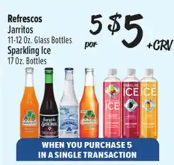 El Super Fresh Jarritos 11-12 Oz. Glass Bottles Sparkling Ice 17 Oz. Bottles offer