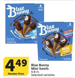 Albertsons Blue Bunny Mini Swirls offer