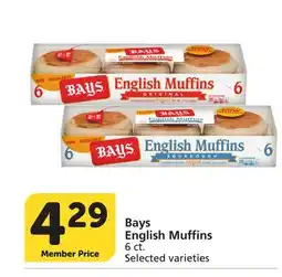 Albertsons Bays English Muffins offer