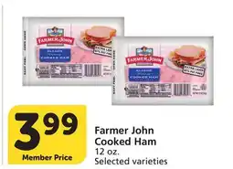 Albertsons Farmer John Cooked Ham offer